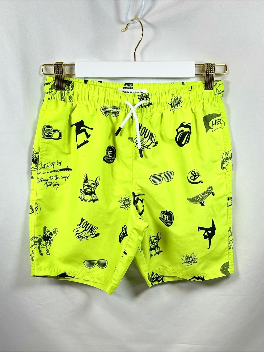 Maamgic Skater Frenchie Swim Trunks